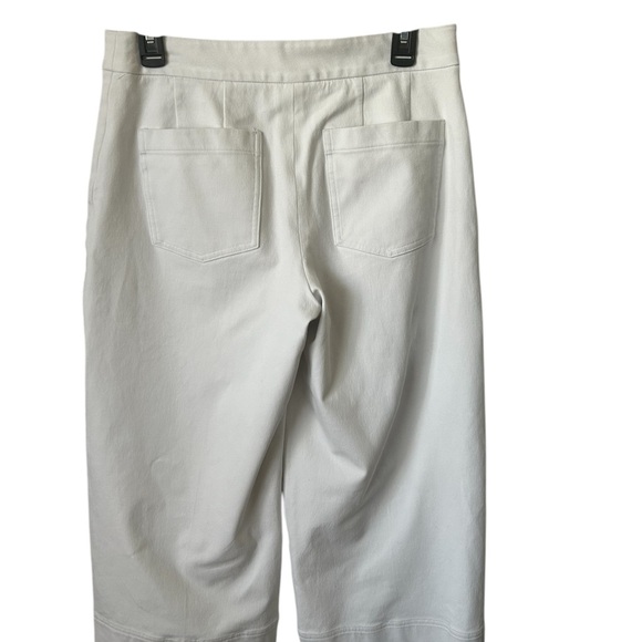 SPANX 20479Q Cropped Wide Leg Classic White Pull-on Shaping Pants M - Picture 2 of 8